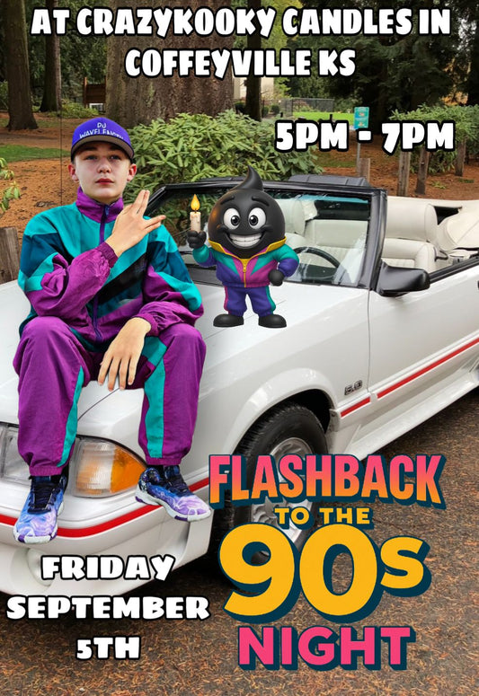 Flashback to the 90s: A Nostalgic Night at CrazyKooky Candles!