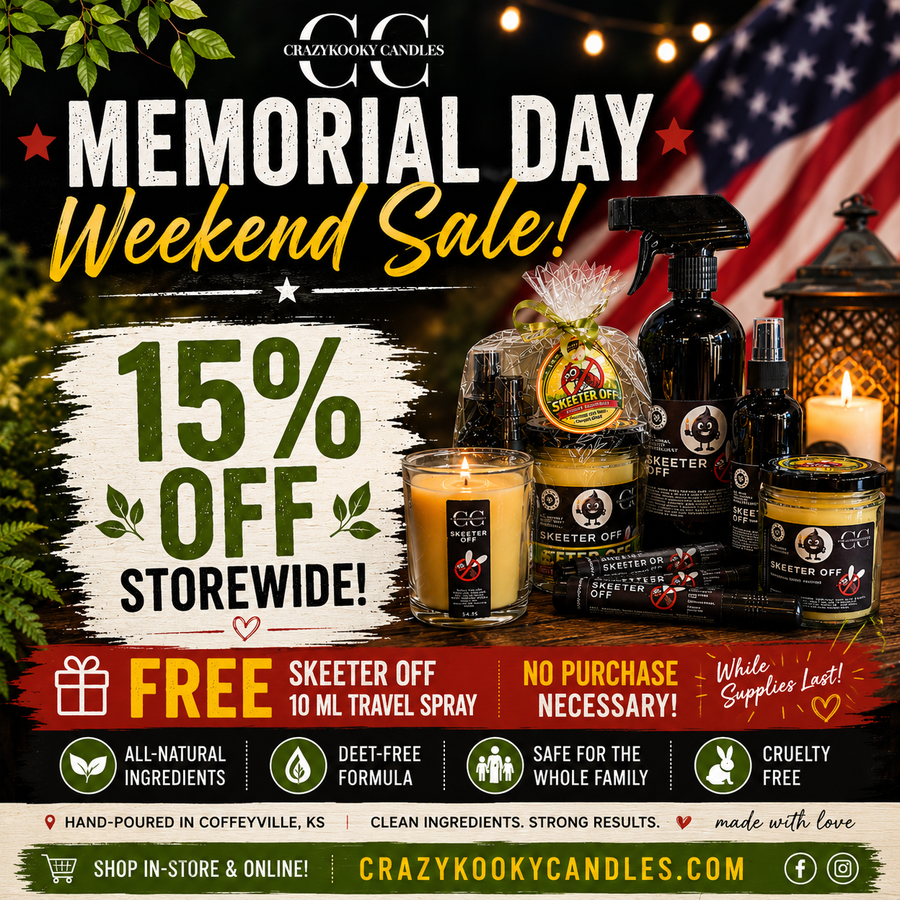 Memorial Day Weekend Sale + Free Skeeter Off Travel Size 🦟☀️