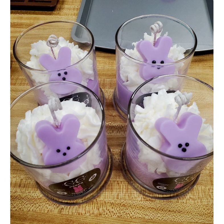 PEEPS - Speciality Candle, Scented Coconut Soy Candle, 9oz - CrazyKooky Candles LLC