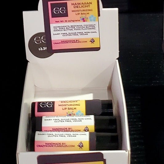 HAWAIIAN DELIGHT, Lip Balm, 0.15oz - CrazyKooky Candles LLC