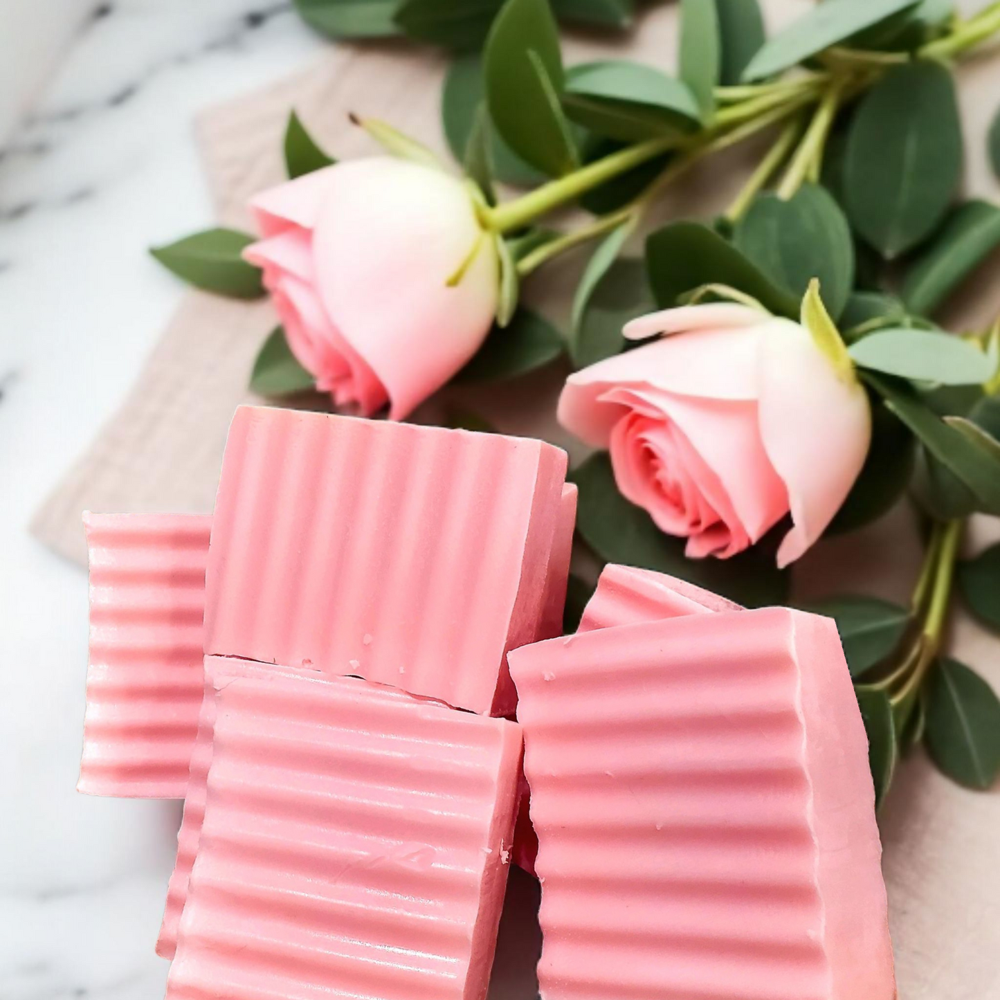 FRESH CUT ROSES - Handmade Soap, Scented, 5oz - CrazyKooky Candles LLC