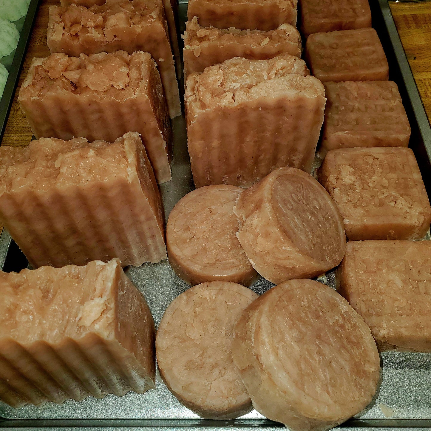 MAHOGANY TEAKWOOD - Handmade Soap, Scented, 5oz - CrazyKooky Candles LLC