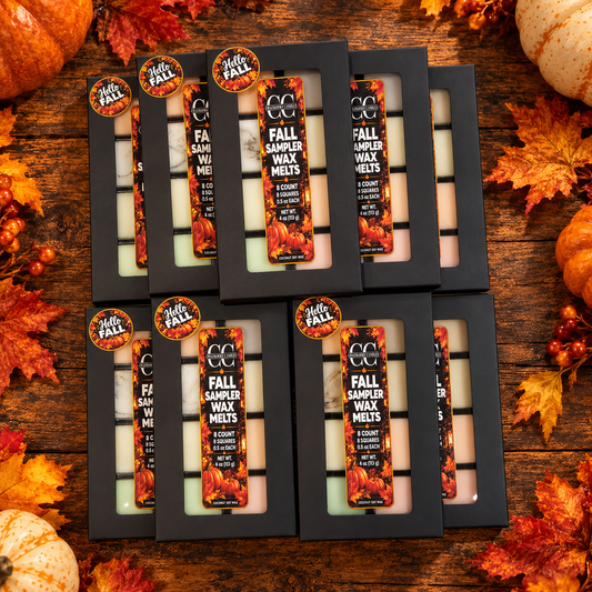 Fall Wax Melt Sampler Box – 8 Pack