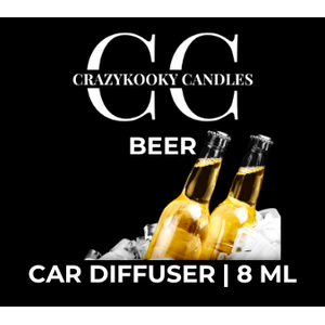 BEER - Car Diffuser, 8ml - CrazyKooky Candles LLC