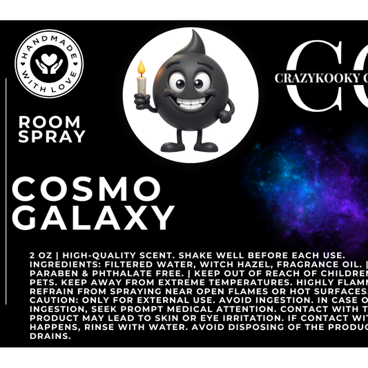 COSMO GALAXY - Room Spray, 2oz - CrazyKooky Candles LLC