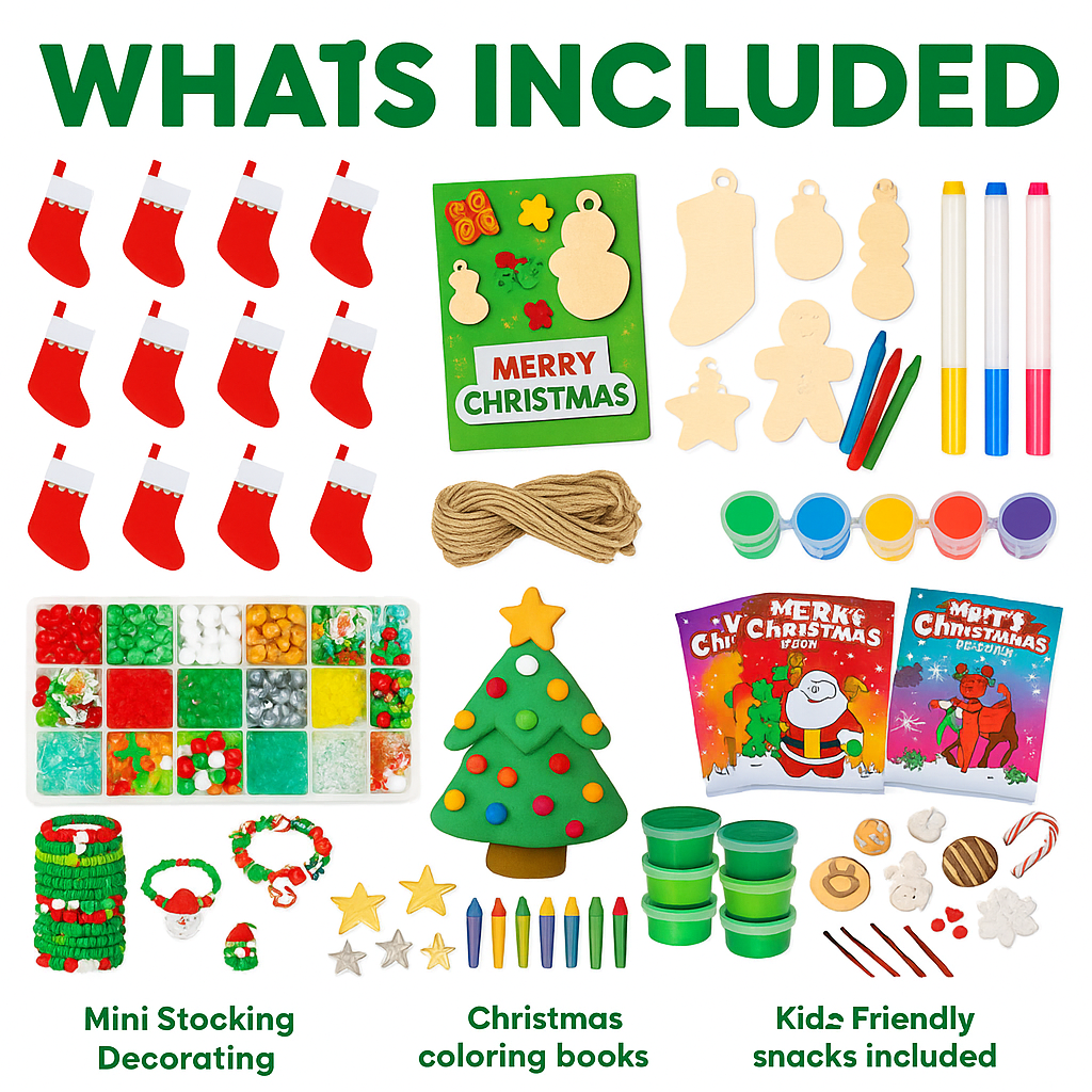 Kids Christmas Craft Pass – December 6th (1PM–3PM)