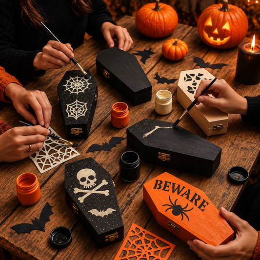 Coffin Decorating Class