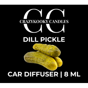 DILL PICKLE - Car Diffuser, 8ml - CrazyKooky Candles LLC