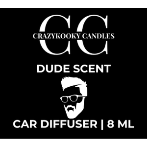 DUDE SCENT - Car Diffuser, 8ml - CrazyKooky Candles LLC