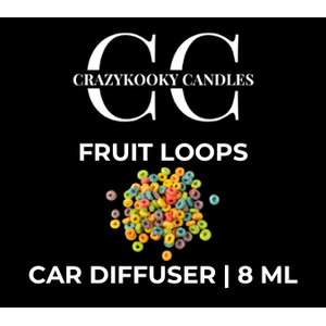 FRUIT LOOPS - Car Diffuser, 8ml - CrazyKooky Candles LLC