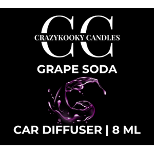 GRAPE SODA - Car Diffuser, 8ml - CrazyKooky Candles LLC