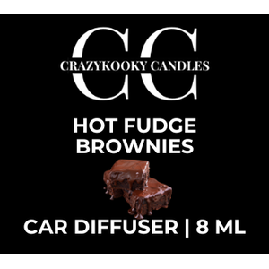 HOT FUDGE BROWNIES - Car Diffuser, 8ml - CrazyKooky Candles LLC