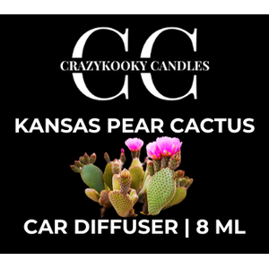 KANSAS PEAR CACTUS - Car Diffuser, 8ml - CrazyKooky Candles LLC