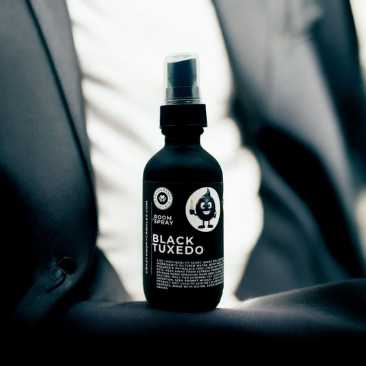 BLACK TUXEDO - Room Spray, 2oz - CrazyKooky Candles LLC