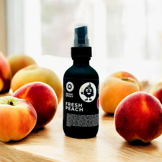 FRESH PEACH - Room Spray, 2oz - CrazyKooky Candles LLC