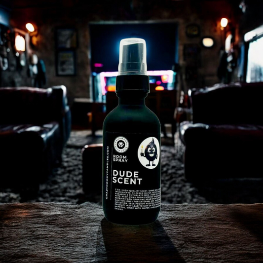 DUDE SCENT - Room Spray, 2oz - CrazyKooky Candles LLC