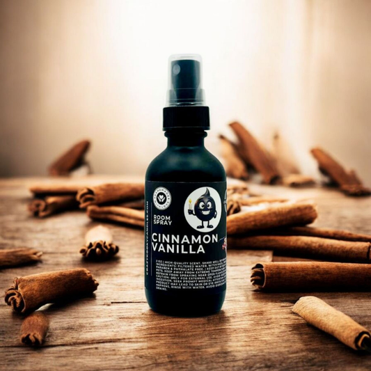 CINNAMON VANILLA - Room Spray, 2oz - CrazyKooky Candles LLC