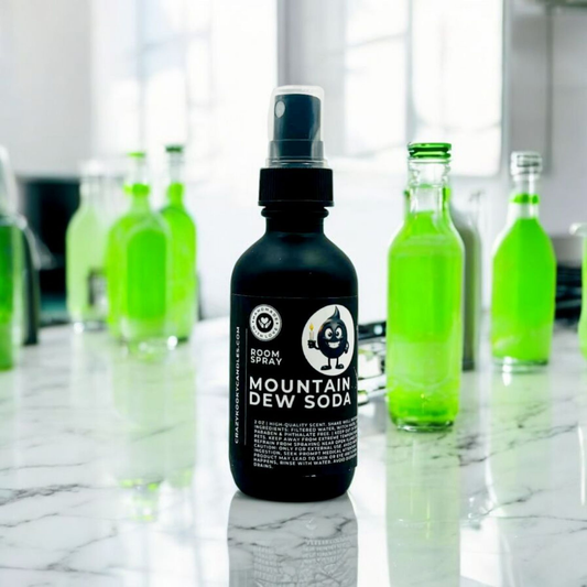 MOUNTAIN DEW SODA - Room Spray, 2oz - CrazyKooky Candles LLC