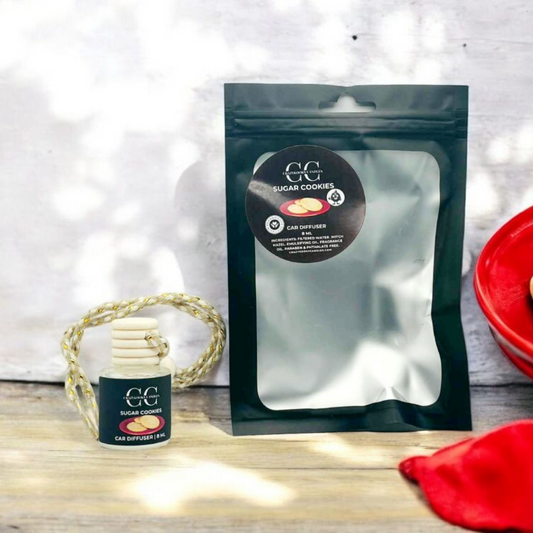 SUGAR COOKIES - Car Diffuser, 8ml - CrazyKooky Candles LLC