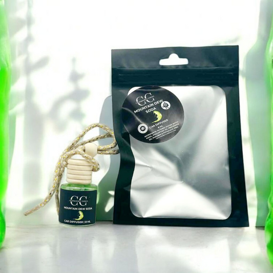 MOUNTAIN DEW - Car Diffuser, 8ml - CrazyKooky Candles LLC