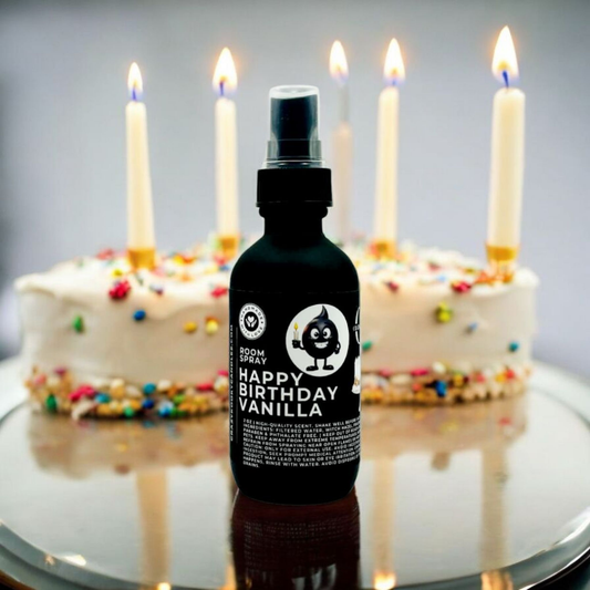 HAPPY BIRTHDAY VANILLA - Room Spray, 2oz - CrazyKooky Candles LLC