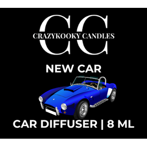 NEW CAR - Car Diffuser, 8ml - CrazyKooky Candles LLC