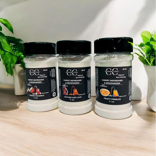 CARPET REFRESHER & DEODORIZER - Handmade, 7oz, 16oz - CrazyKooky Candles LLC