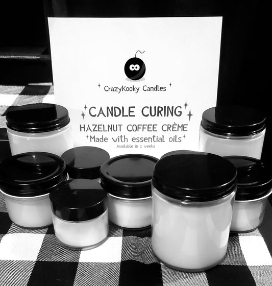 Candle Curing - Hazelnut Coffee Crème