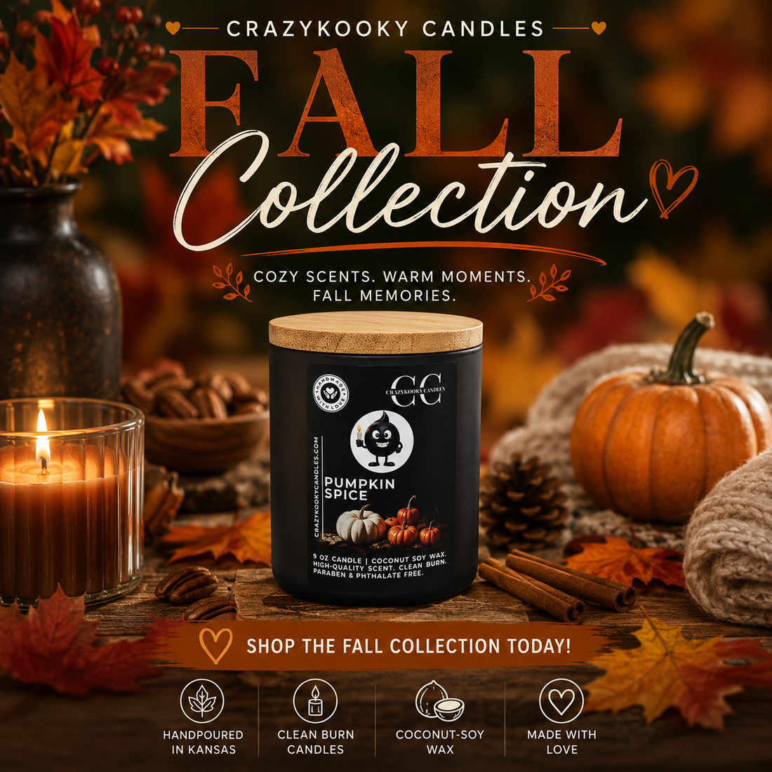 Fall Candles 2026 | New Fall Scents | CrazyKooky Candles