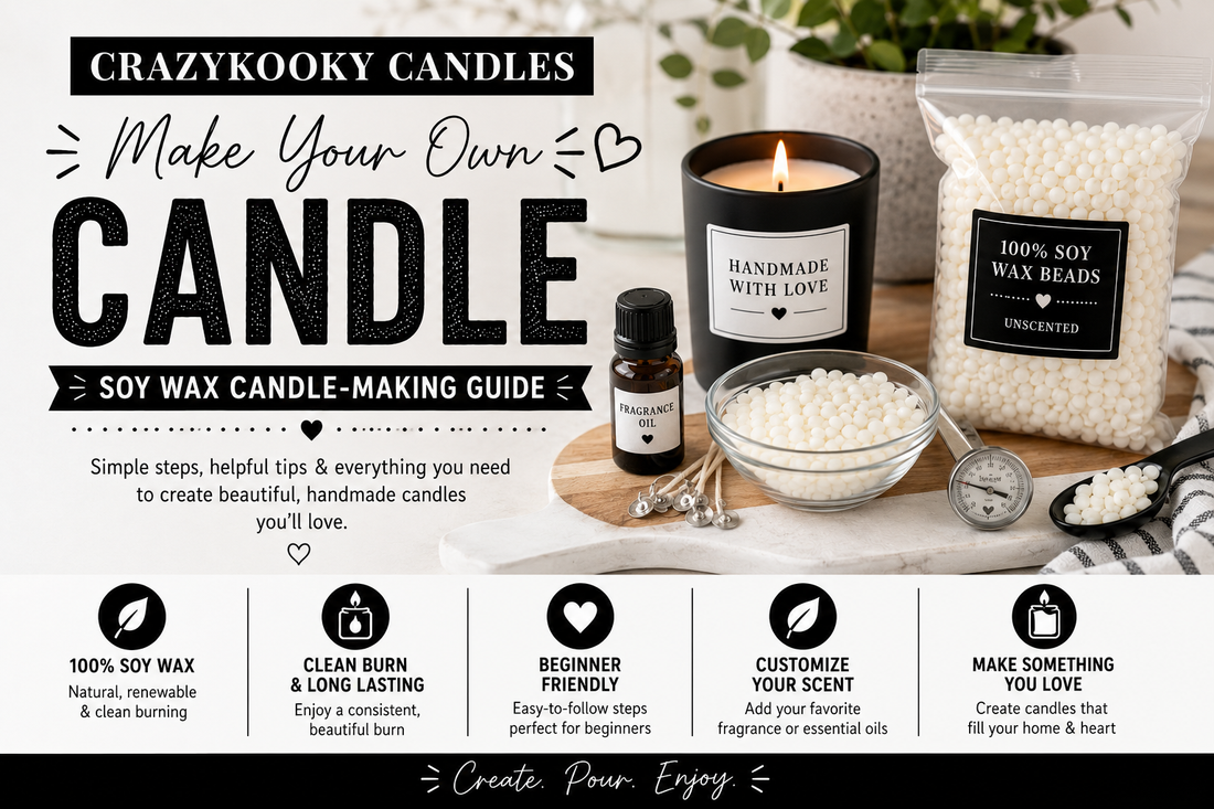 Make Your Own Candle: Soy Wax Candle-Making Guide