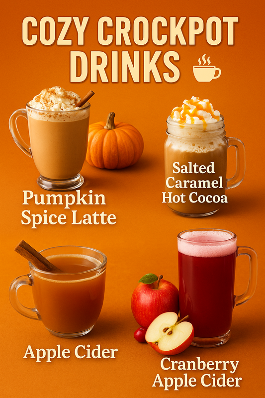 Cozy Crockpot Drinks ☕️🍂