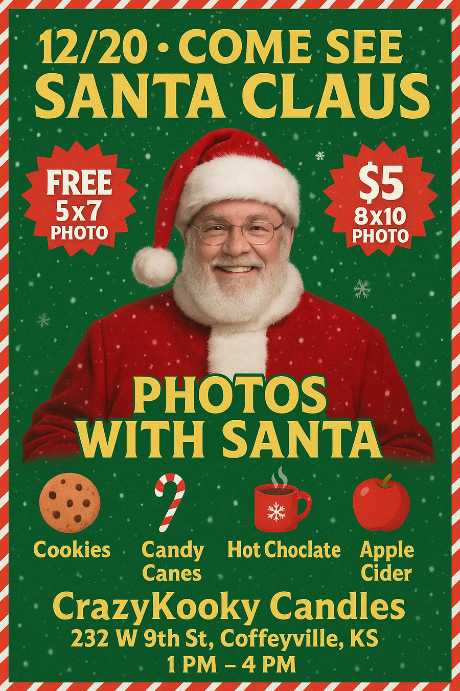 🎅 Santa Claus Is Coming to CrazyKooky Candles!