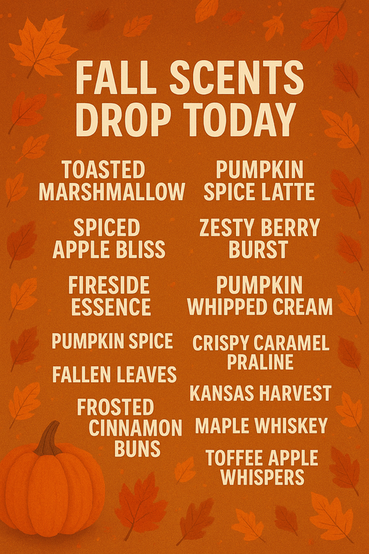 🍁 New Fall Candle Collection at CrazyKooky Candles