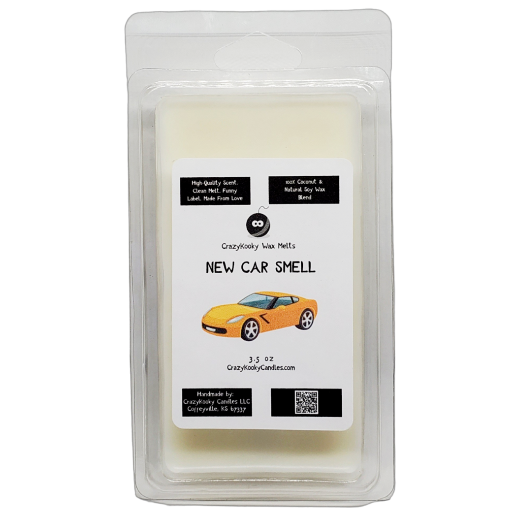 NEW CAR SMELL WAX MELTS - CrazyKooky Candles LLC