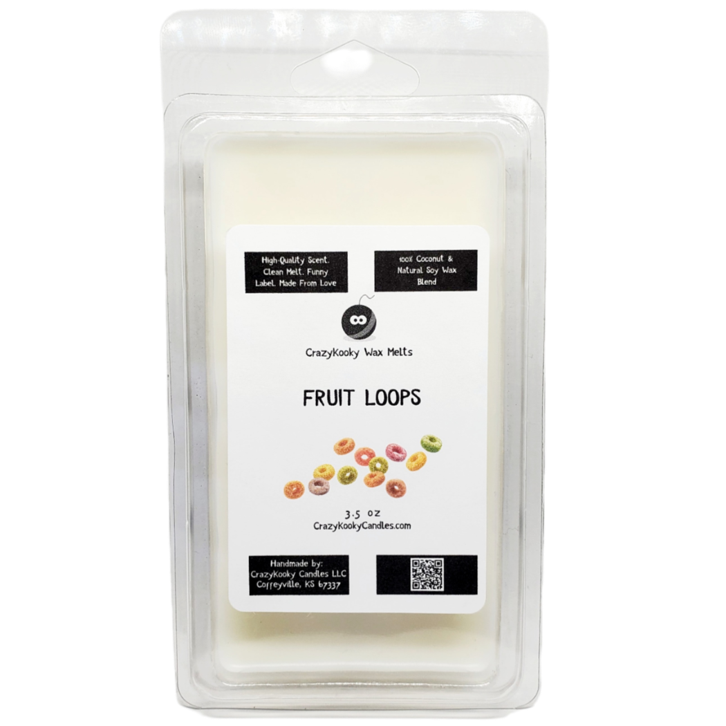 FRUIT LOOPS WAX MELTS - CrazyKooky Candles LLC
