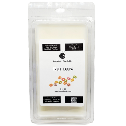FRUIT LOOPS WAX MELTS - CrazyKooky Candles LLC