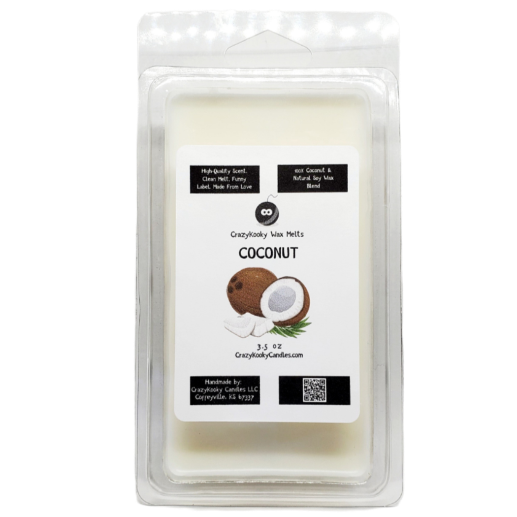 COCONUT WAX MELTS - CrazyKooky Candles LLC