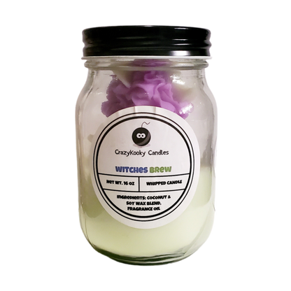 WITCHES BREW WHIPPED CANDLE 