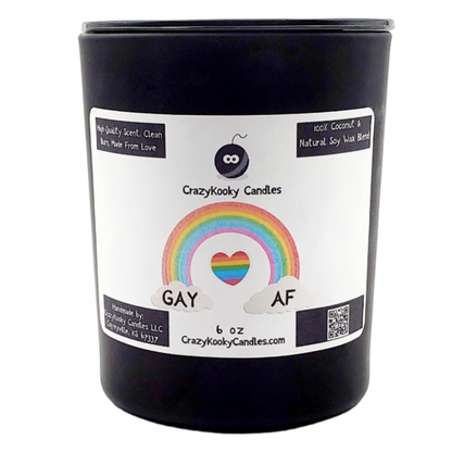 GAY AF - CrazyKooky Candles LLC