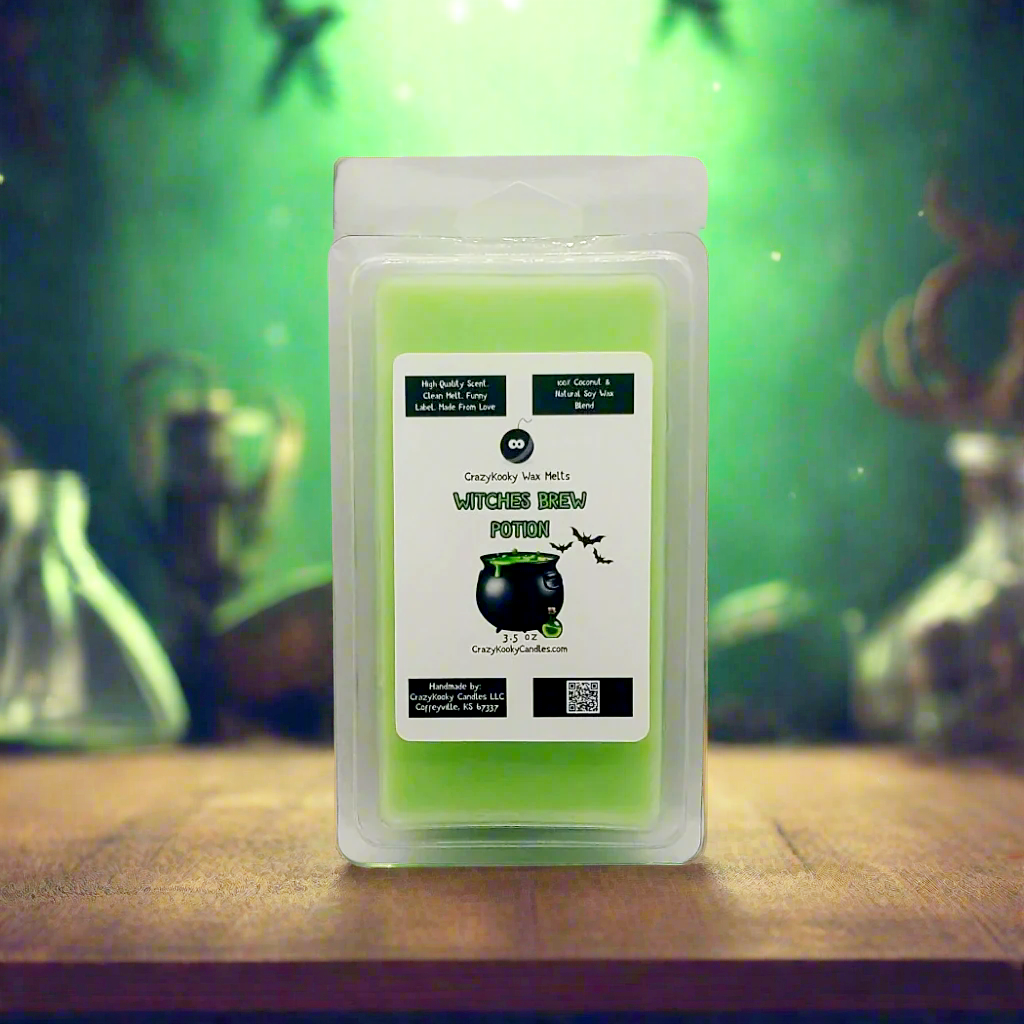 WITCHES BREW POTION - Wax Melts, Scented Coconut Soy, 3.5oz