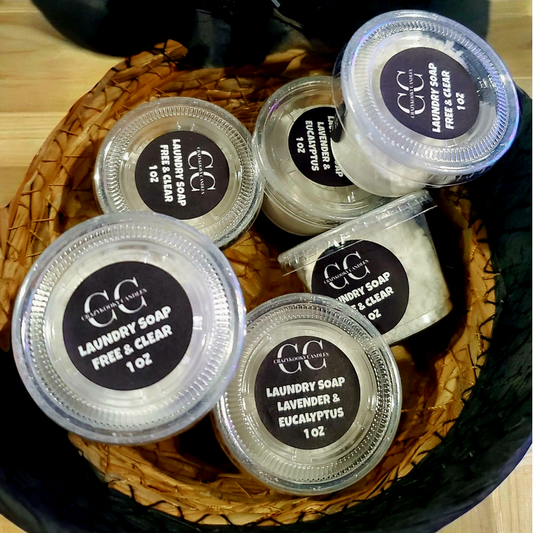 LAUNDRY SOAP - Handmade Laundry Soap, 4oz, 8oz - CrazyKooky Candles LLC