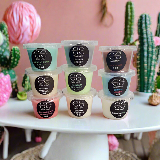 WAX MELT SAMPLES - Wax Melts, Scented Coconut Soy, 1oz