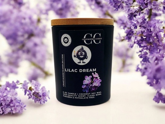 LILAC DREAM - Funny Candle, Scented Coconut Soy Candle, 6oz