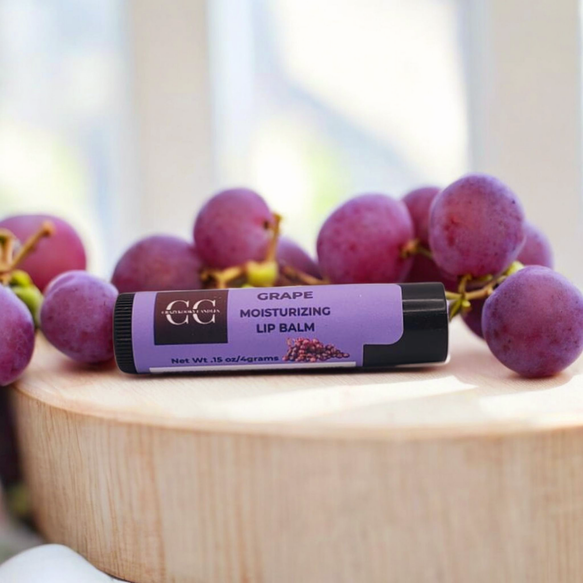 GRAPE, Lip Balm, 0.15oz - CrazyKooky Candles LLC