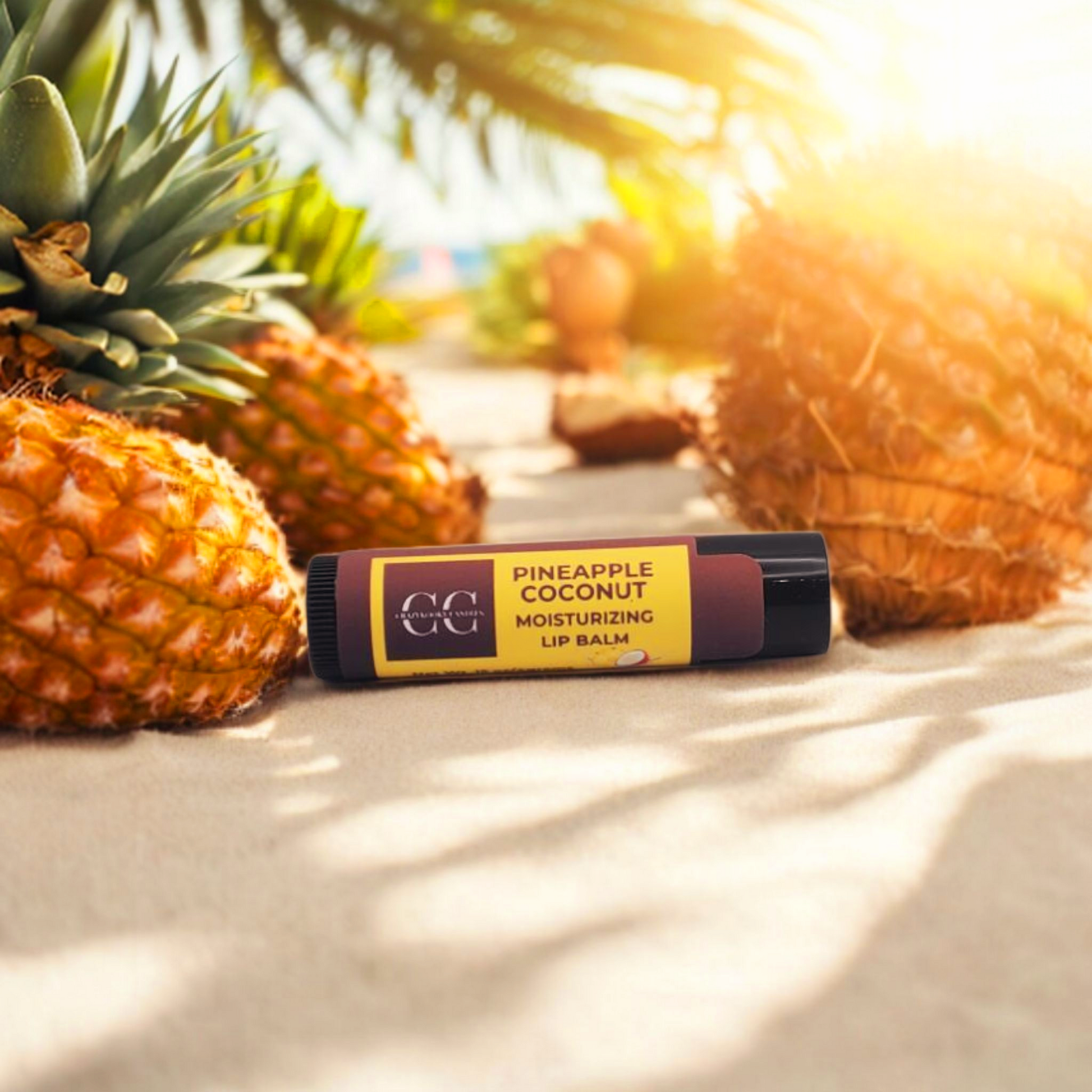 PINEAPPLE COCONUT, Lip Balm, 0.15oz - CrazyKooky Candles LLC