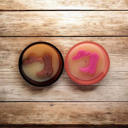 COWBOY & COWGIRL - Funny Candle, Scented Coconut Soy Candle, 6oz