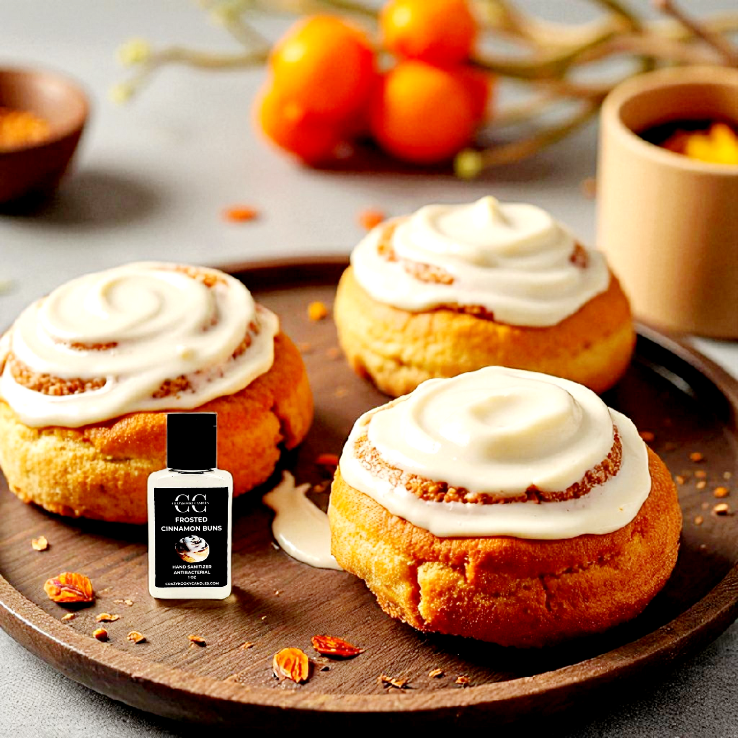 FROSTED CINNAMON BUNS, Hand Sanitizer, 1oz