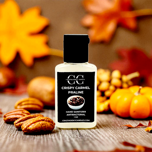 CRISPY CARMEL PRALINE, Hand Sanitizer, 1oz