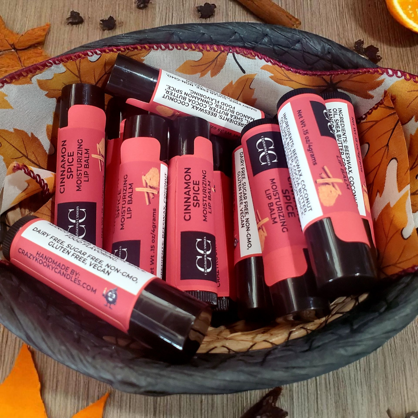 PUMPKIN SPICE & CINNAMON SPICE, Lip Balm, 0.15oz