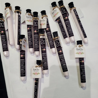 ROSE GARDEN - Bath Fizz Tube, 8ml - CrazyKooky Candles LLC